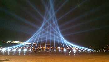 恒之光产品重庆万州喷泉广场精彩演绎